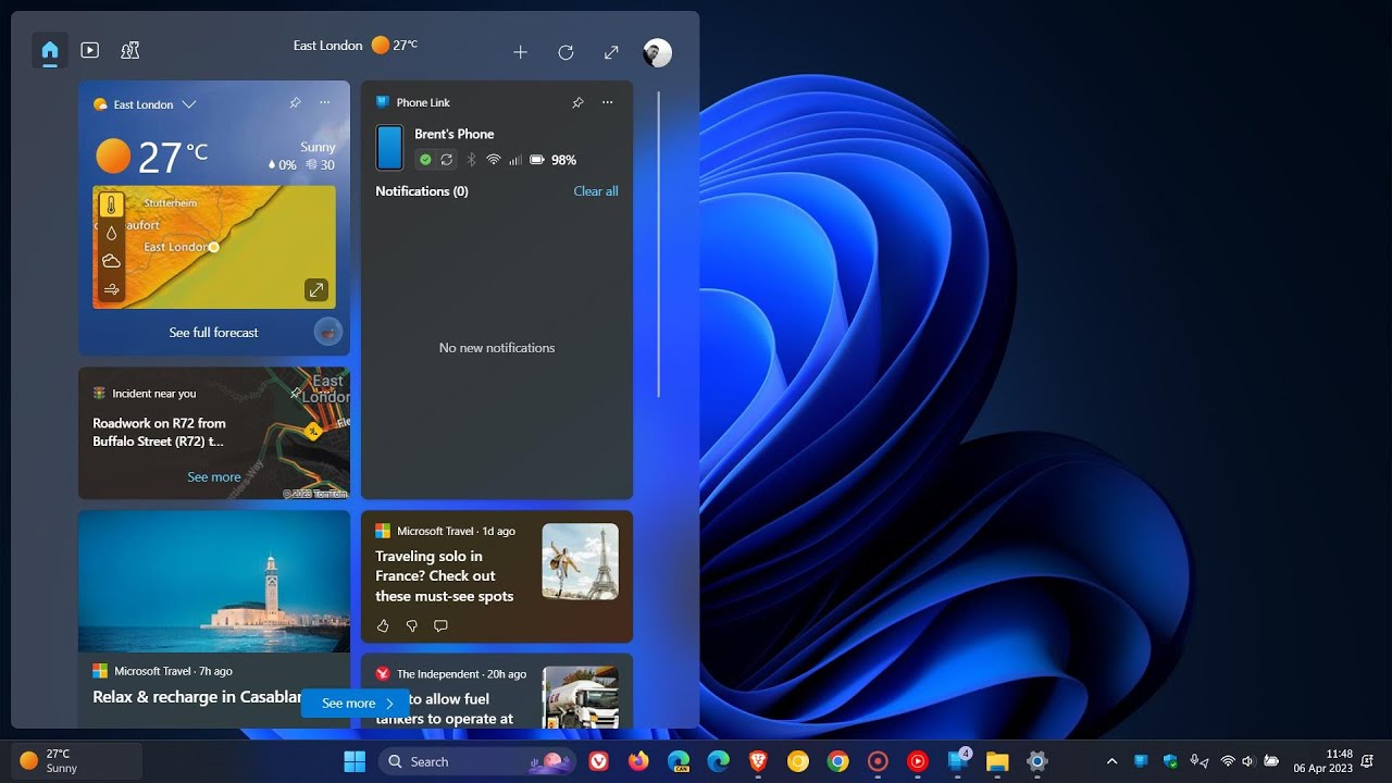Četiri vrste widgeta koji značajno povećavaju produktivnost na Windows 11 Vidžet telefonske veze
